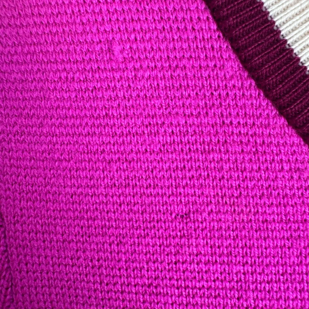 Kate Spade Knit shift dress pink & burgundy